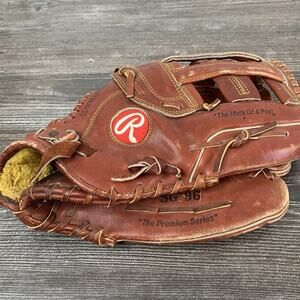 Rawlings Leather SG 96 Baseball Softball Glove Mitt SG96 Japan Made RHT
